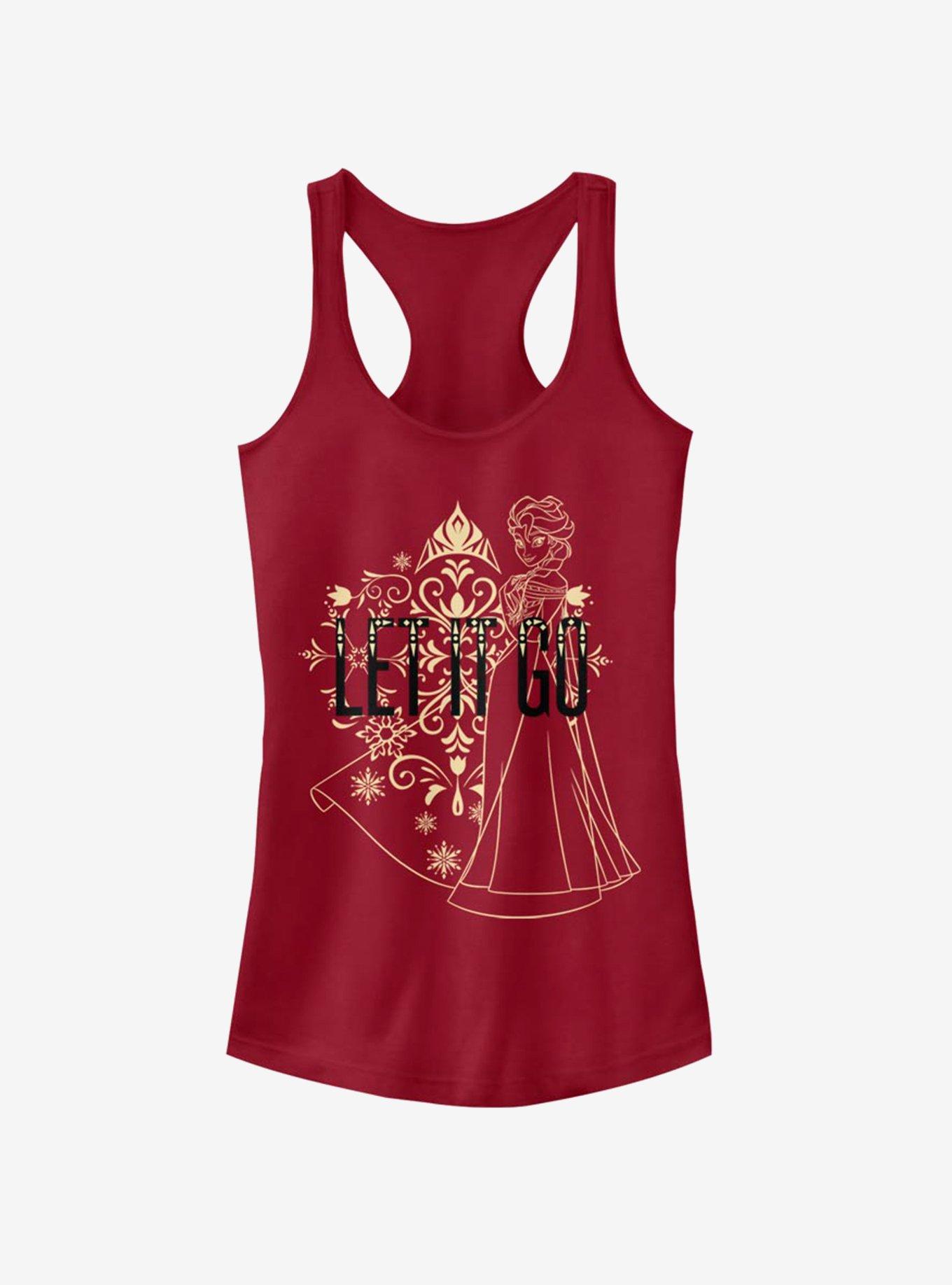 Disney Frozen Let Go Line Girls Tank, SCARLET, hi-res