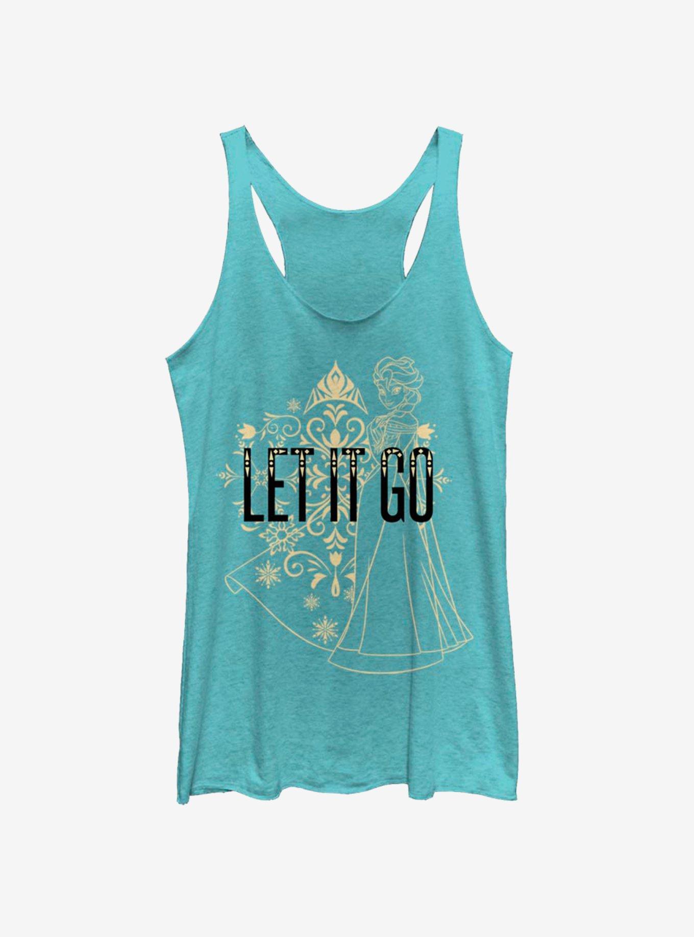 Disney Frozen Let Go Line Girls Tank, TAHI BLUE, hi-res