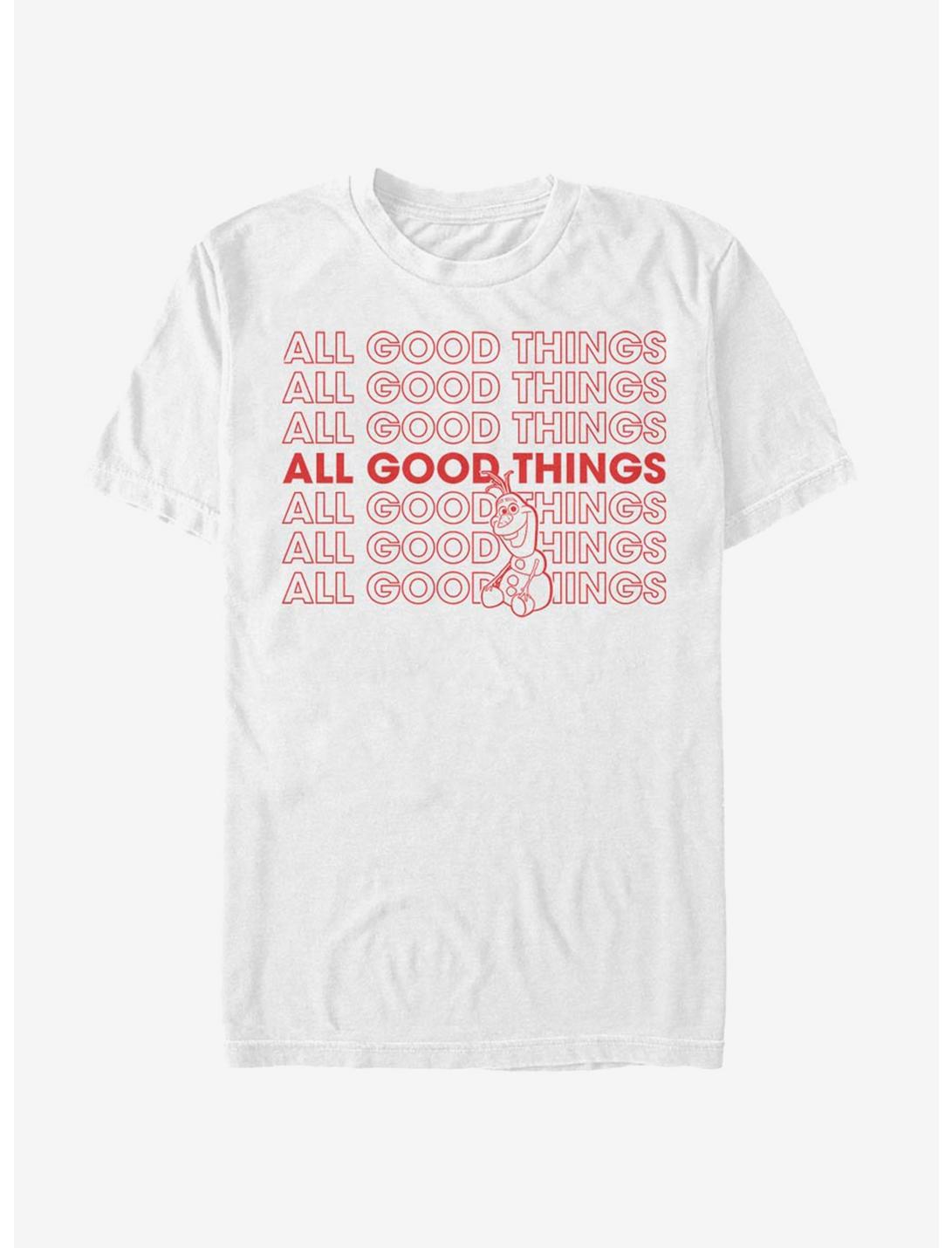 Disney Frozen All Good Things T-Shirt, WHITE, hi-res
