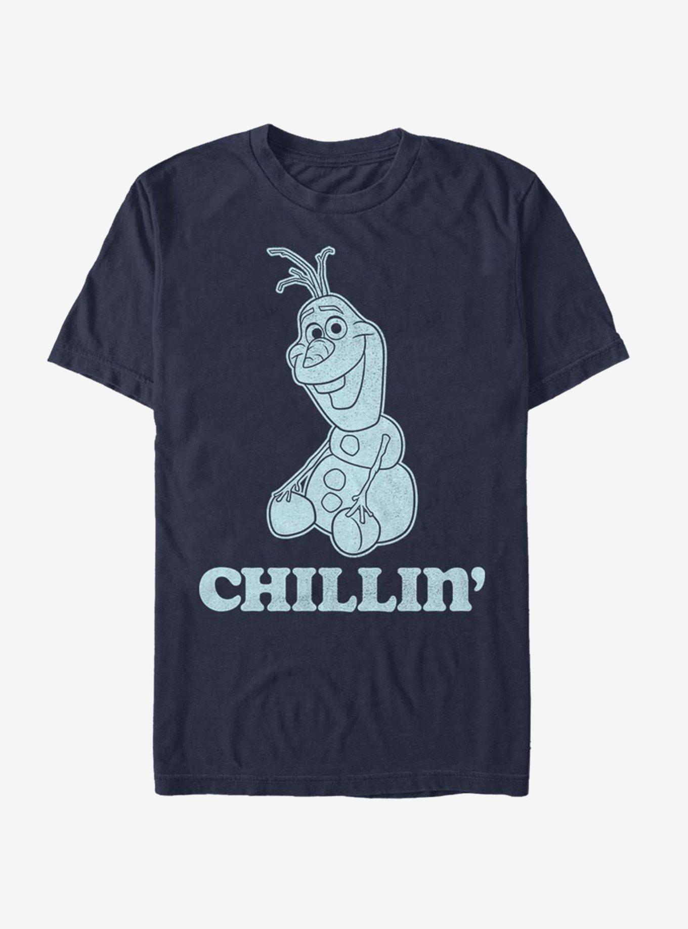 Disney Frozen Basic Chill T-Shirt, NAVY, hi-res
