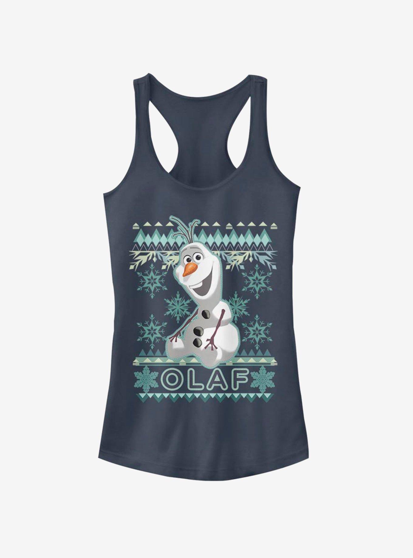 Disney Frozen Olaf Fade X-Mas Girls Tank, INDIGO, hi-res