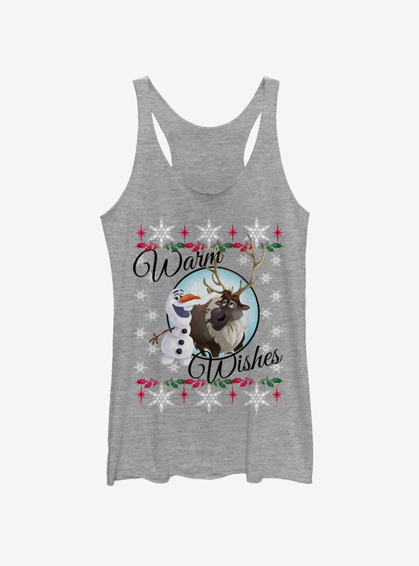 Disney Frozen Winter Wishes Girls Tank, GRAY HTR, hi-res