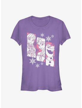 Disney Frozen Snow Trio Girls T-Shirt, , hi-res