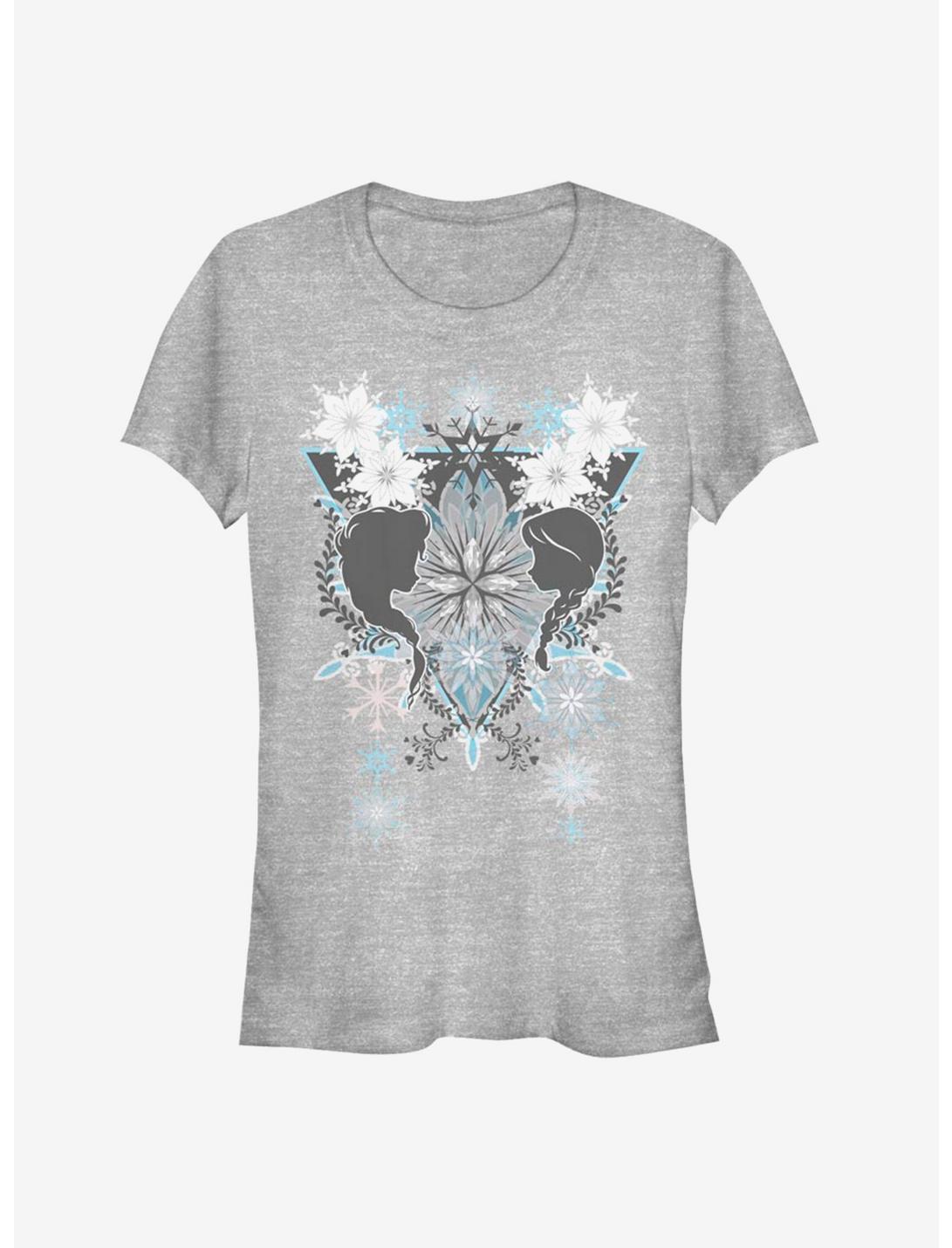 Disney Frozen Snowflake Boho Girls T-Shirt, ATH HTR, hi-res
