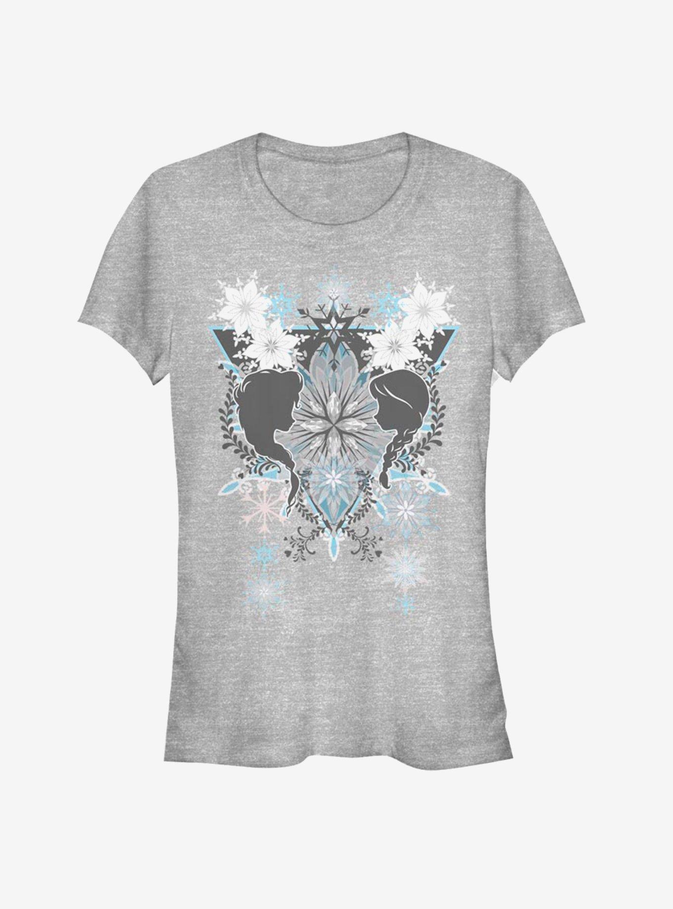 Disney Frozen Snowflake Boho Girls T-Shirt, ATH HTR, hi-res