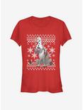 Disney Frozen Sven And Olaf Friends Girls T-Shirt, RED, hi-res