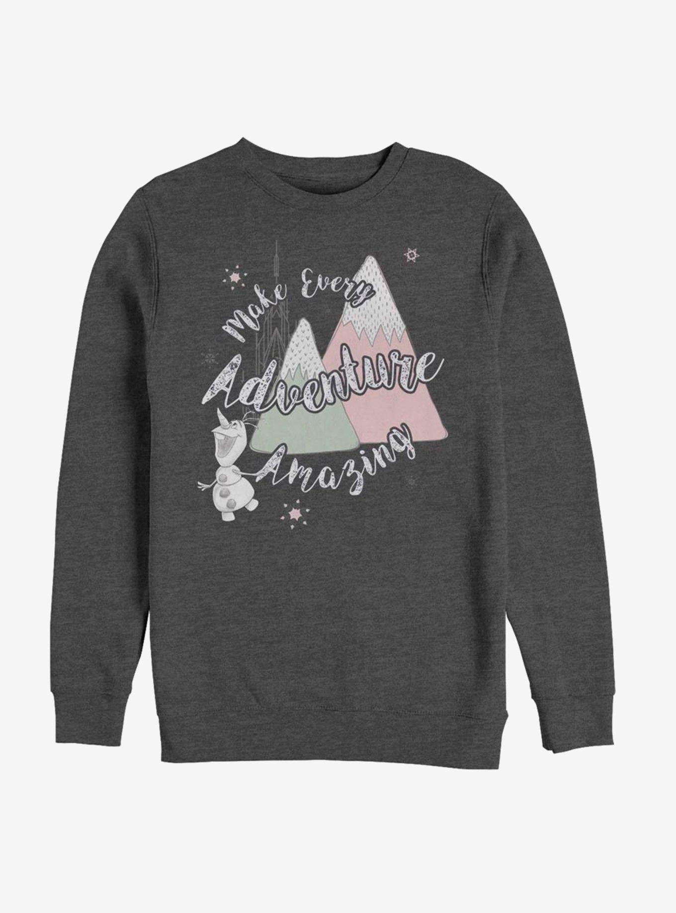 Disney Frozen Amazing Adventure Sweatshirt, CHAR HTR, hi-res