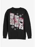 Disney Frozen Snow Trio Sweatshirt, BLACK, hi-res