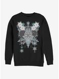 Disney Frozen Snowflake Boho Sweatshirt, BLACK, hi-res