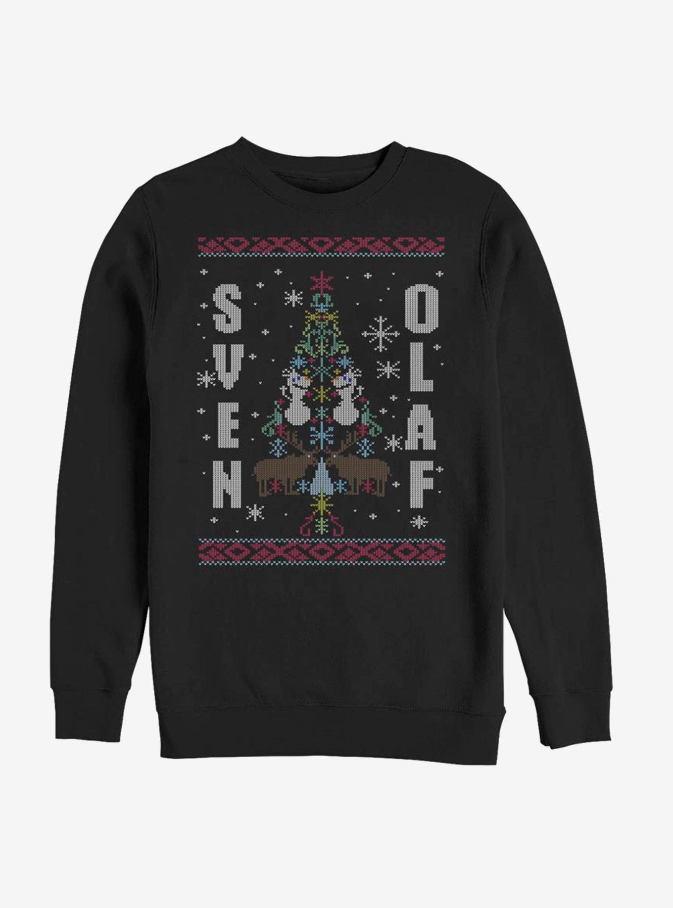 Disney Frozen Sven & Olaf Sweatshirt, BLACK, hi-res