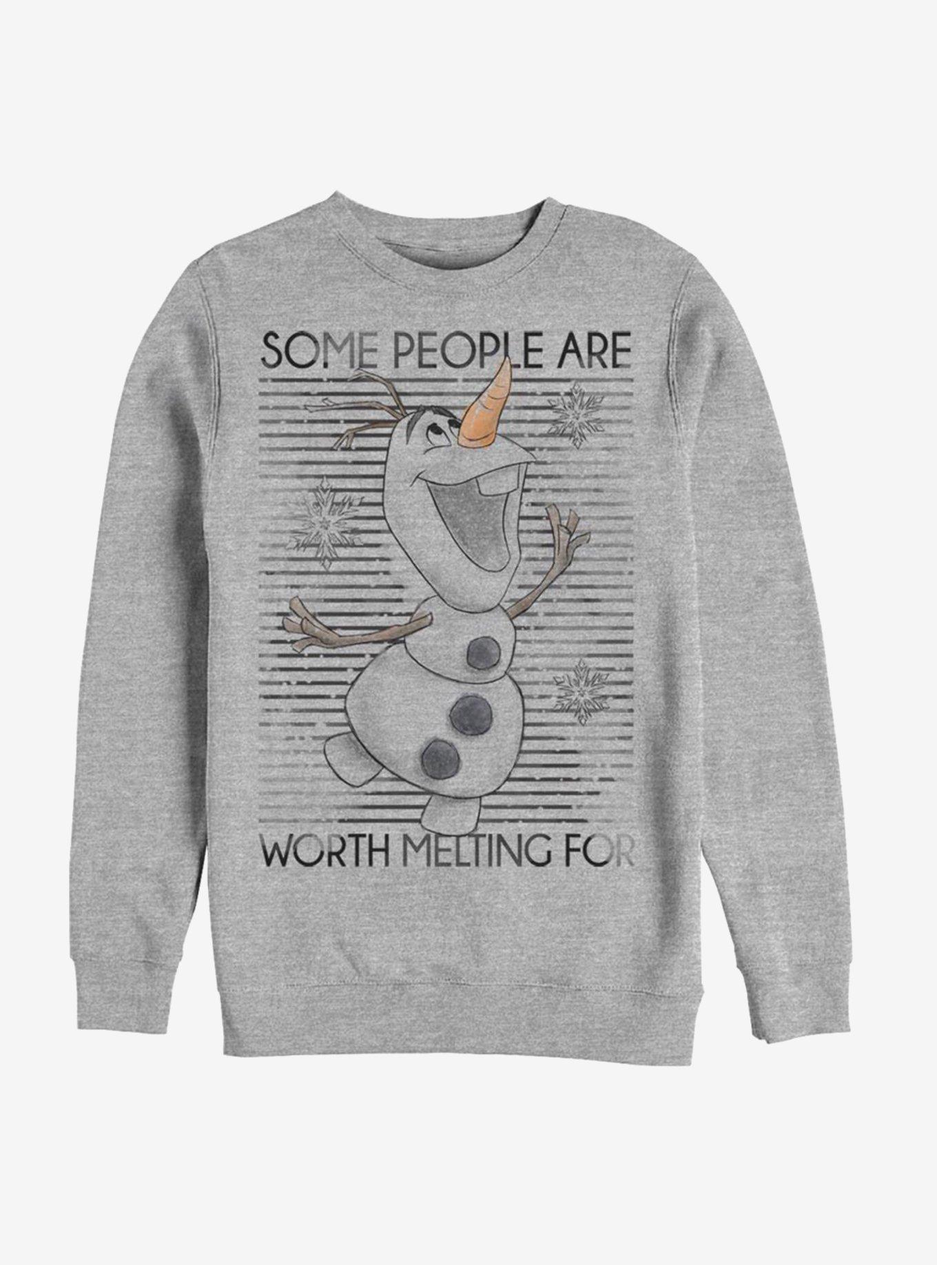 Disney Frozen Worth The Melt Sweatshirt, ATH HTR, hi-res