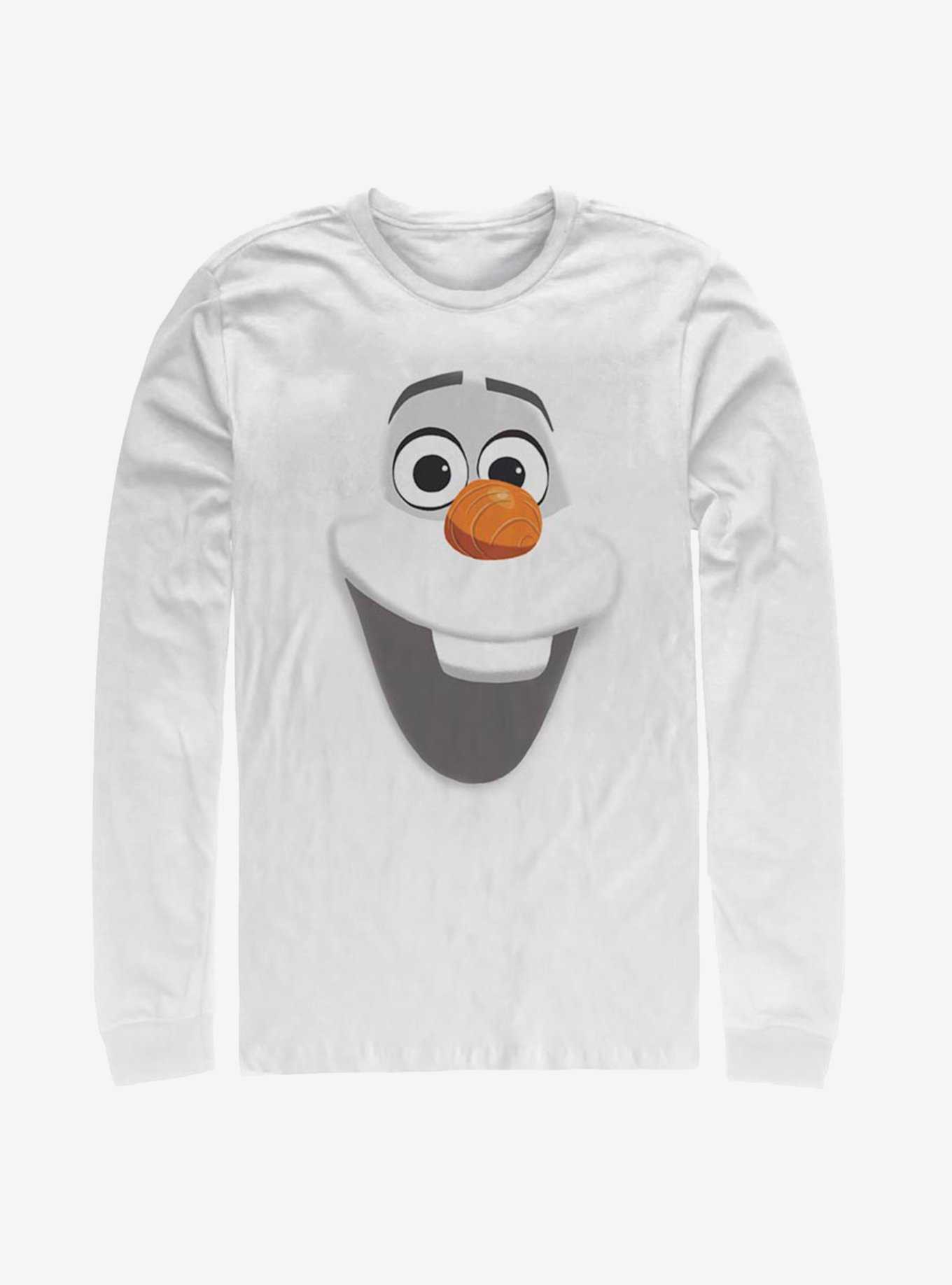 Disney Frozen Olaf Face Long-Sleeve T-Shirt, , hi-res