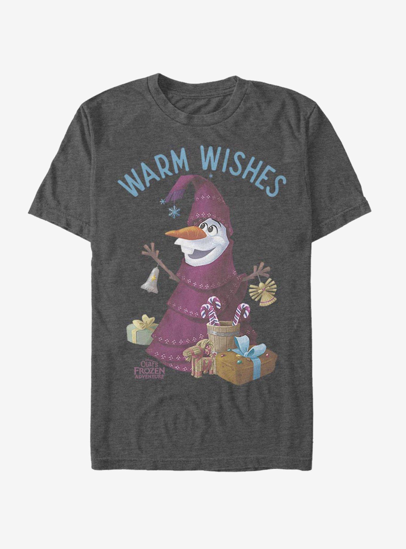 Disney Frozen Olaf Wishes T-Shirt, CHAR HTR, hi-res