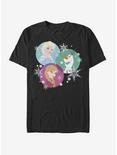 Disney Frozen Tri-Sphere Snow T-Shirt, BLACK, hi-res