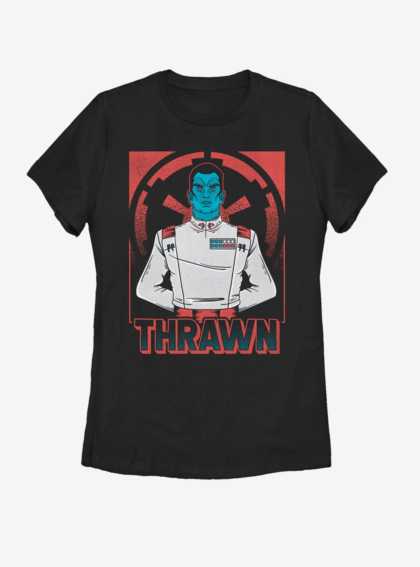 Star Wars Grand Admiral Thrawn Womens T-Shirt, BLACK, hi-res