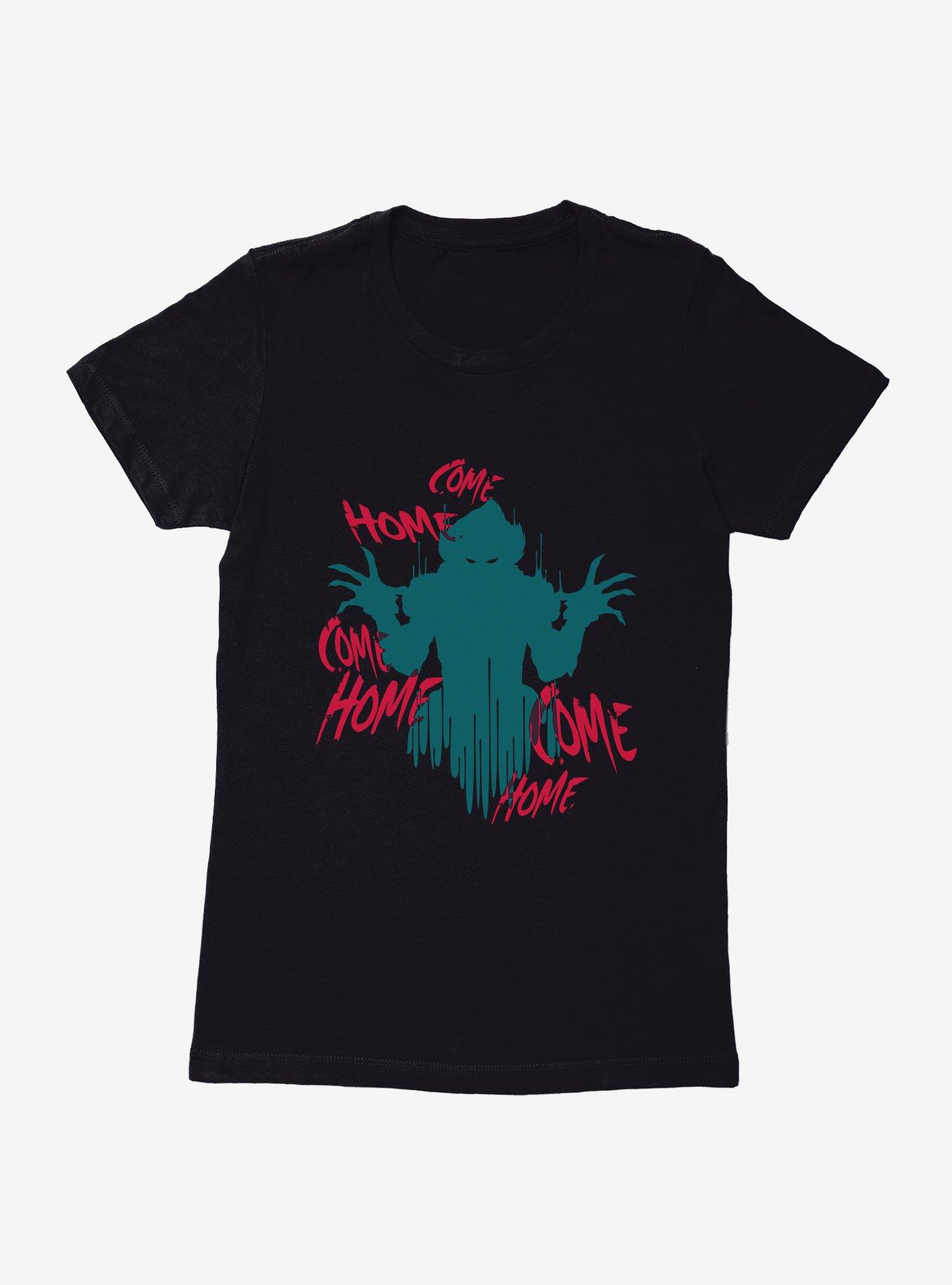 IT Chapter Two Come Home Repeat Red Script Womens T-Shirt, BLACK, hi-res