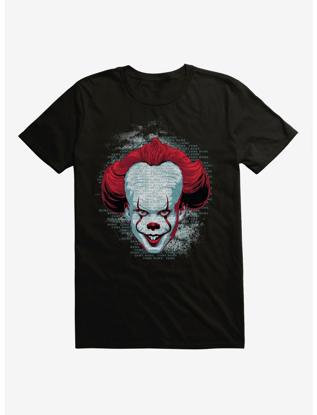 IT Chapter Two Pennywise Come Home Script T-Shirt, BLACK, hi-res