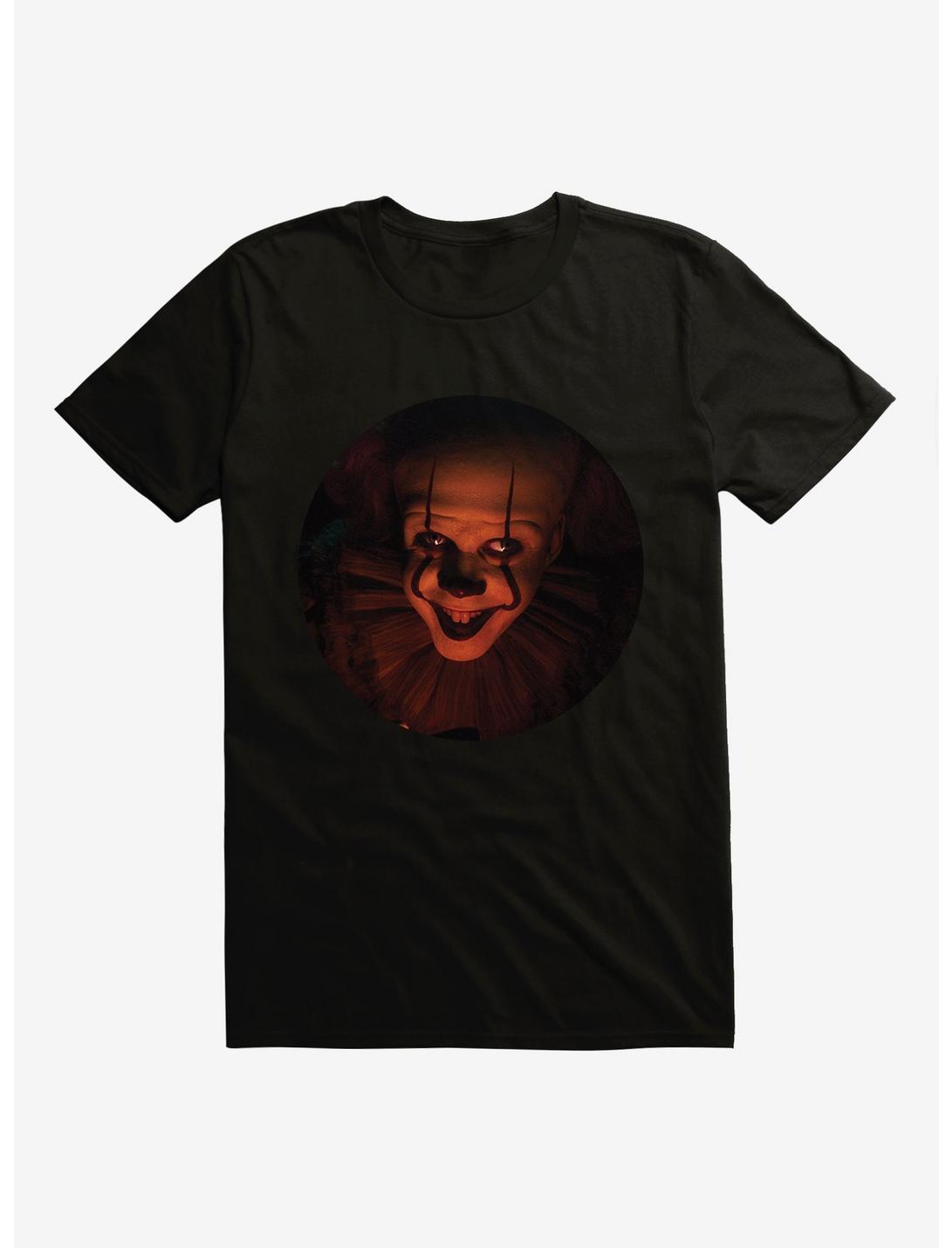 IT Chapter Two Pennywise Grin Circle T-Shirt, BLACK, hi-res