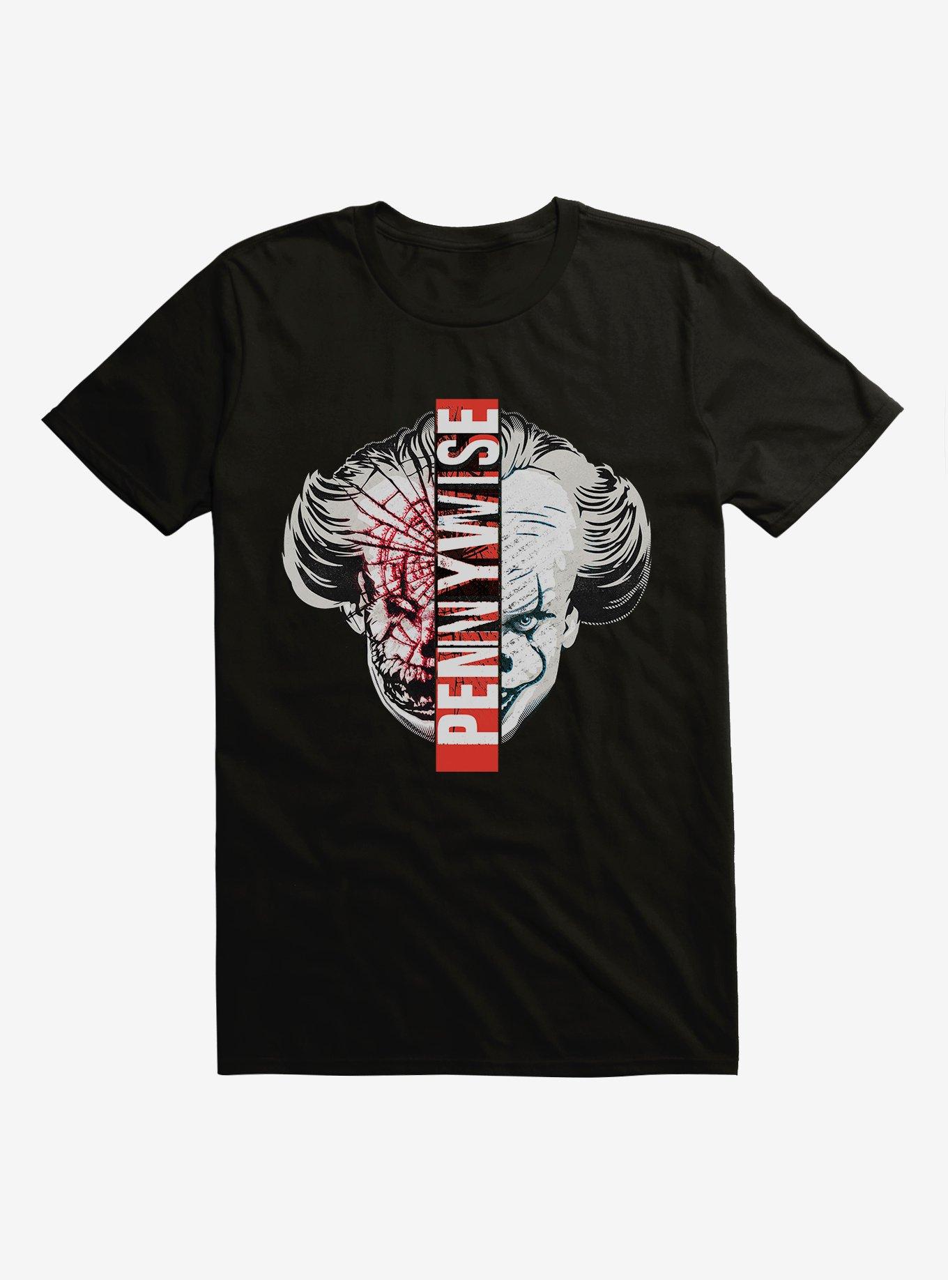 Pennywise Split Face T-Shirt | BoxLunch