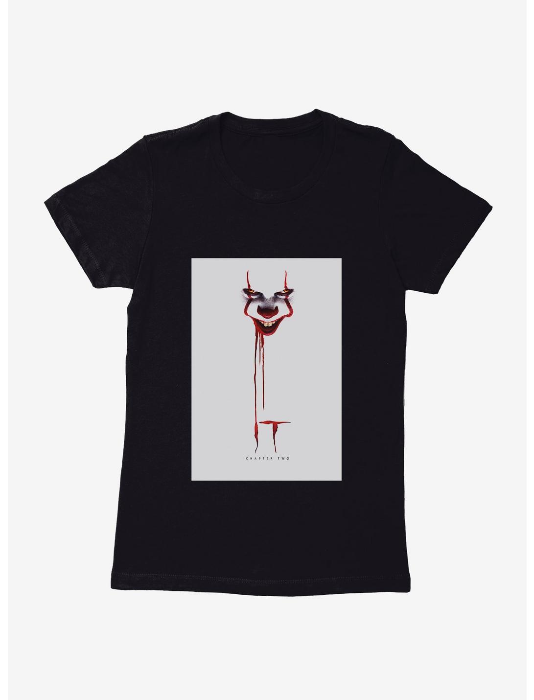 IT Chapter Two Blood Drip Poster Womens T-Shirt, BLACK, hi-res