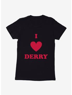 IT Chapter Two I Heart Derry Script Stack Womens T-Shirt, , hi-res