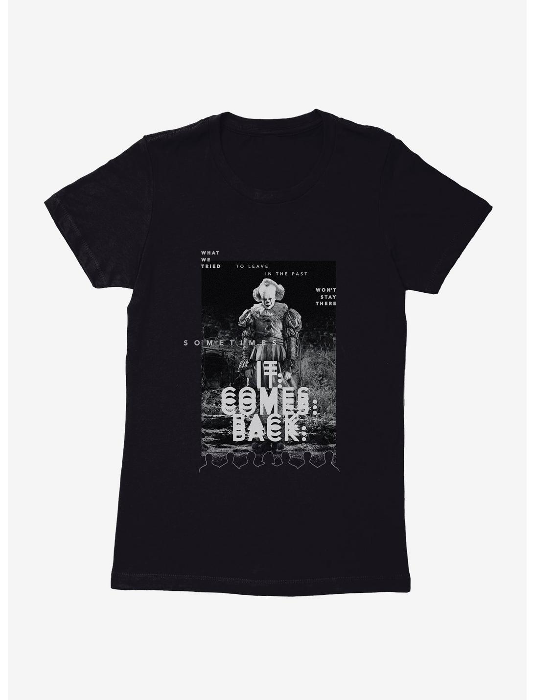 IT Chapter Two IT Comes Back Poster Womens T-Shirt, BLACK, hi-res