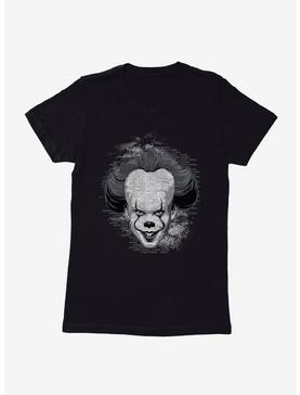 IT Chapter Two Pennywise Come Home Script Grayscale Womens T-Shirt, , hi-res