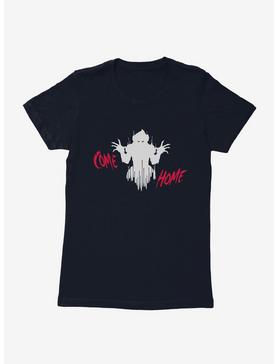 IT Chapter Two Pennywise Shadow Come Home Red Script Womens T-Shirt, MIDNIGHT NAVY, hi-res