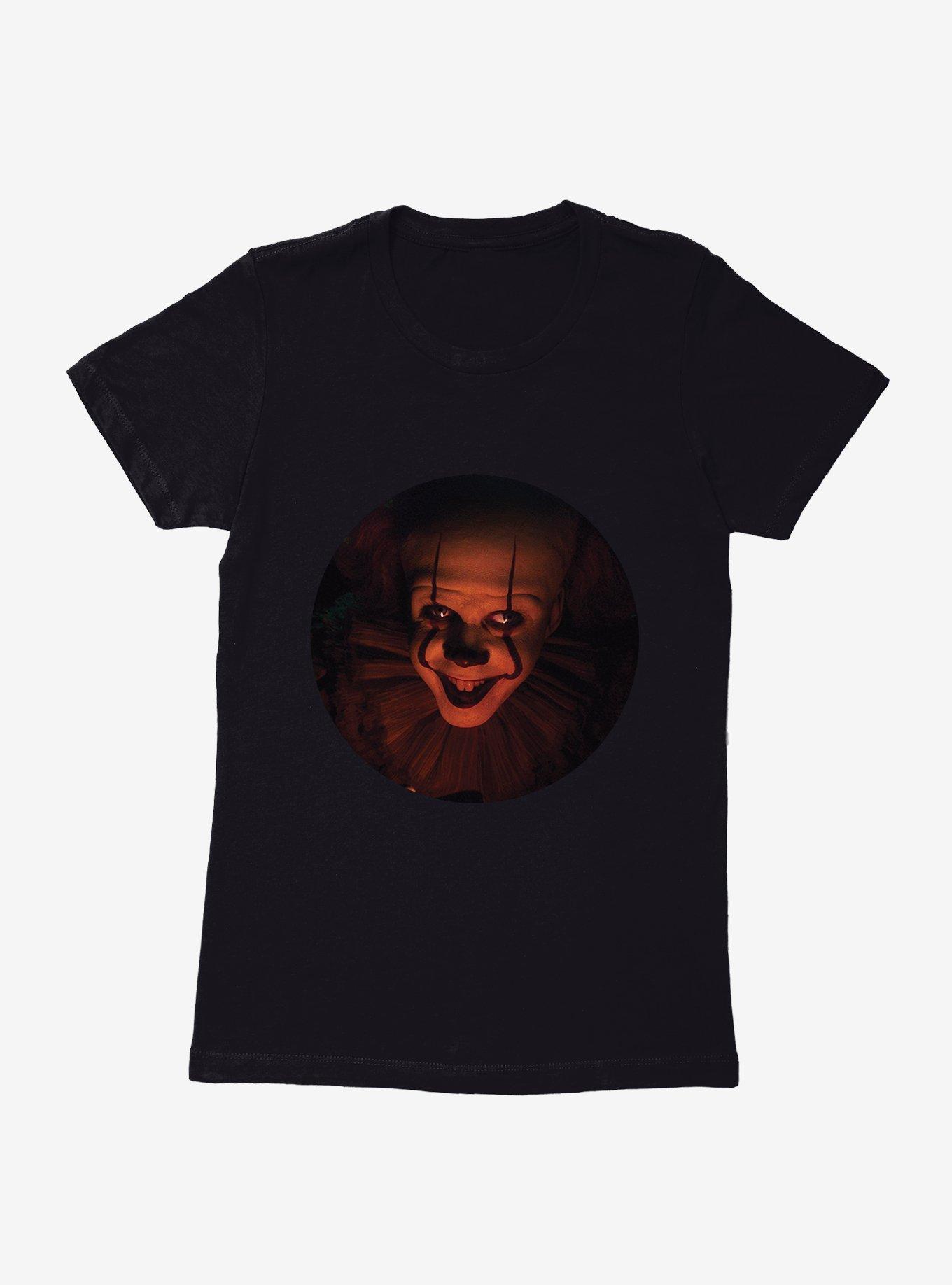 IT Chapter Two Pennywise Grin Circle Womens T-Shirt, BLACK, hi-res
