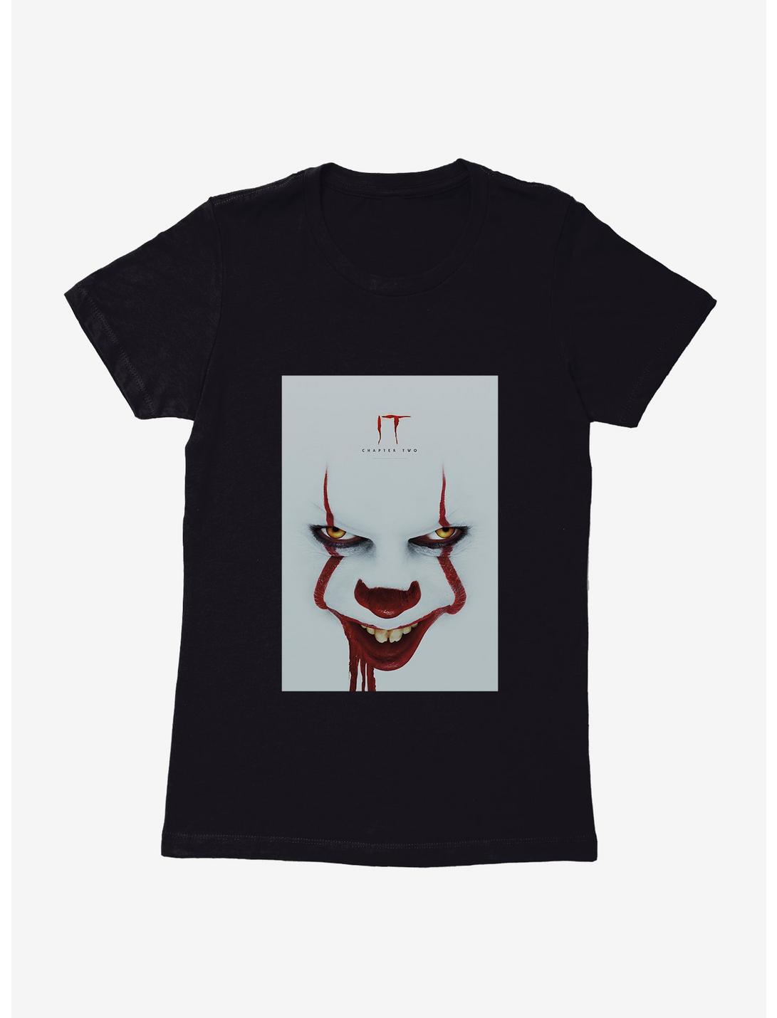 IT Chapter Two Pennywise Grin Poster Womens T-Shirt, BLACK, hi-res