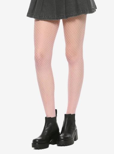 Tights Fishnet deluxe:pink  CH onlineshop buy at pekabo