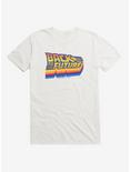 Back To The Future Logo T-Shirt, WHITE, hi-res