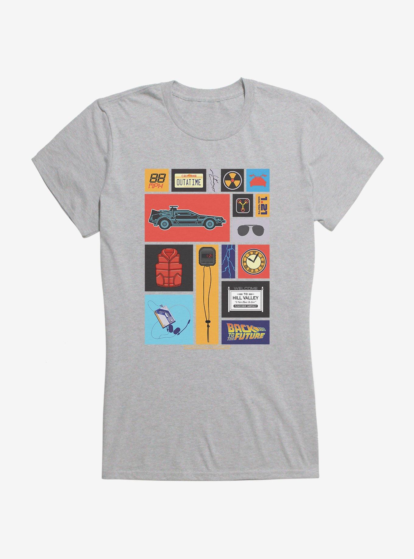 Back To The Future Collage Girls T-Shirt, , hi-res