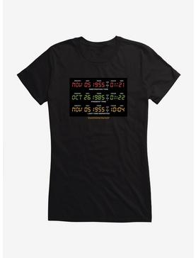 Back To The Future Time Watch Girls T-Shirt, BLACK, hi-res