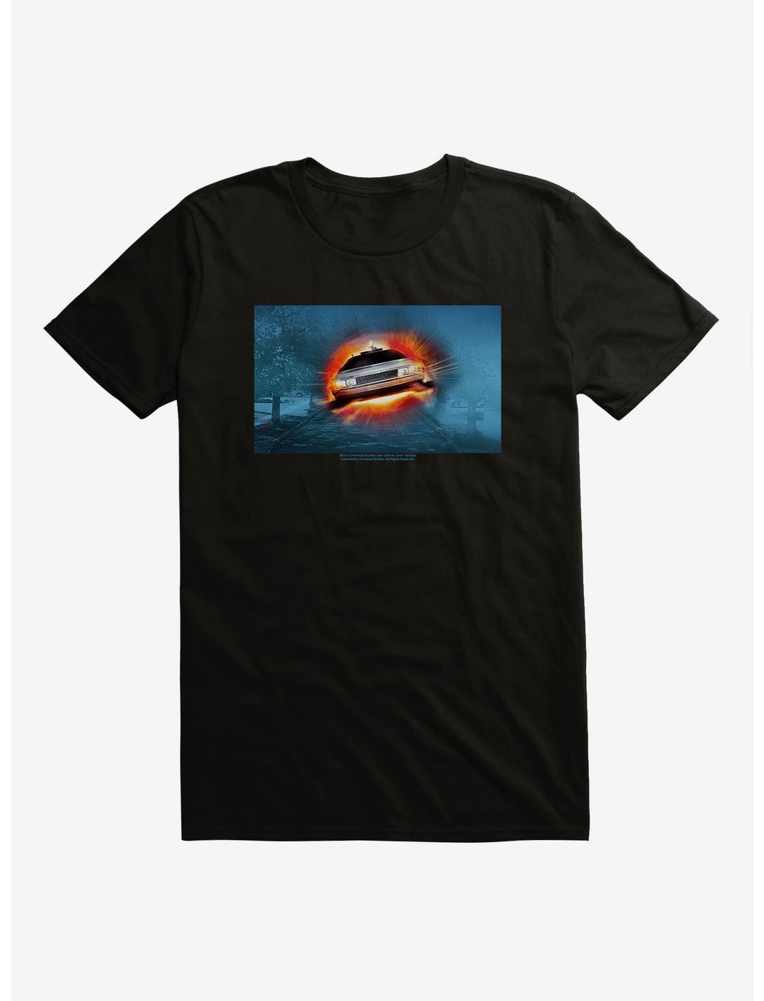 Back To The Future Traveling Through Time T-Shirt, BLACK, hi-res