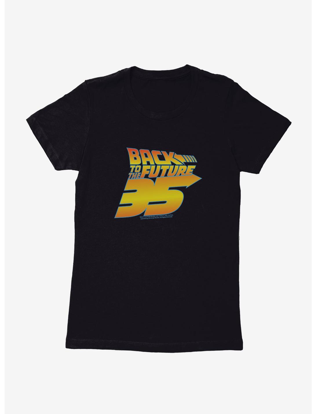 Back To The Future 35th Anniversary Womens T-Shirt, BLACK, hi-res