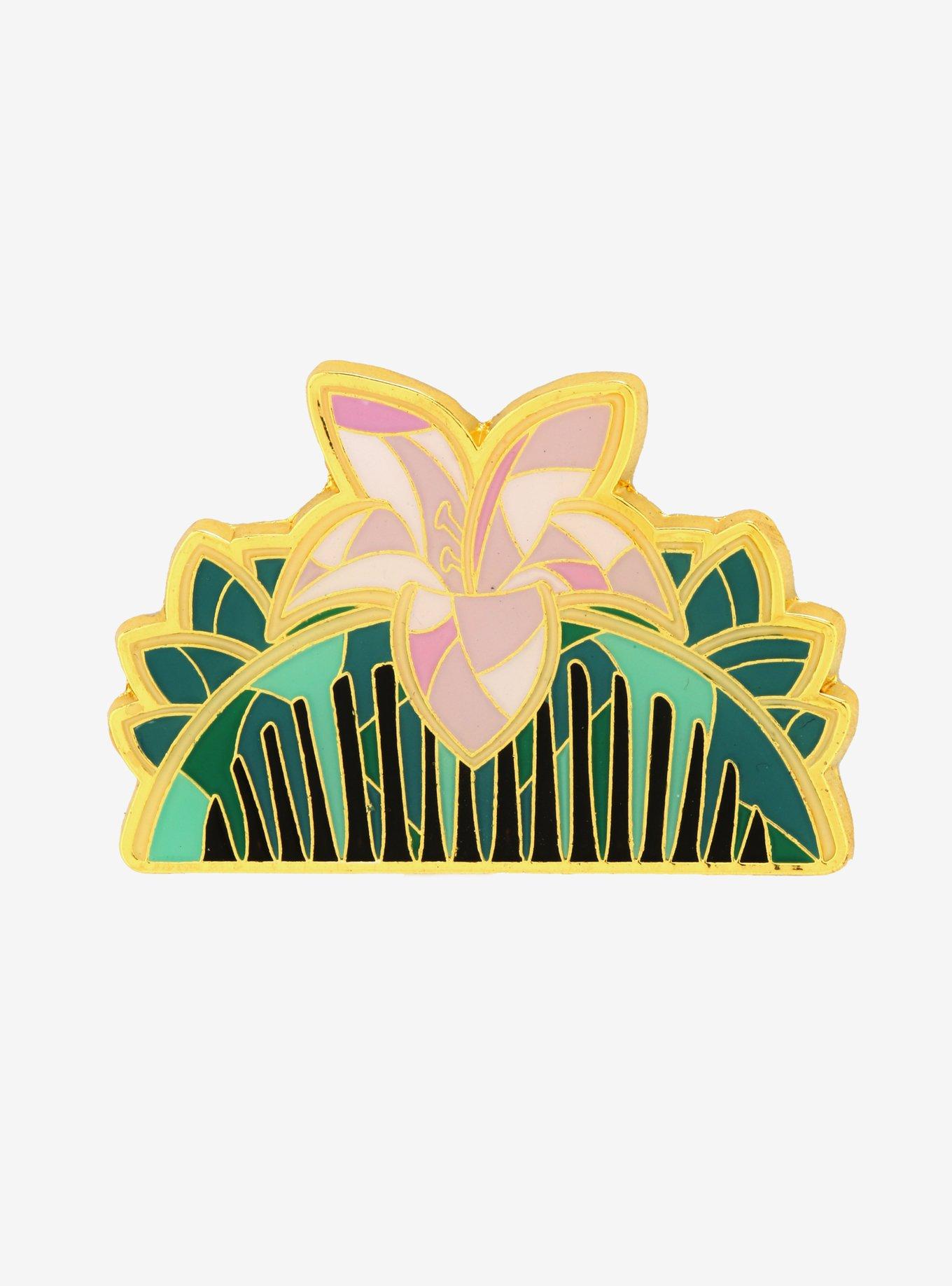 Loungefly Disney Mulan Comb Stained Glass Enamel Pin - BoxLunch Exclusive, , hi-res