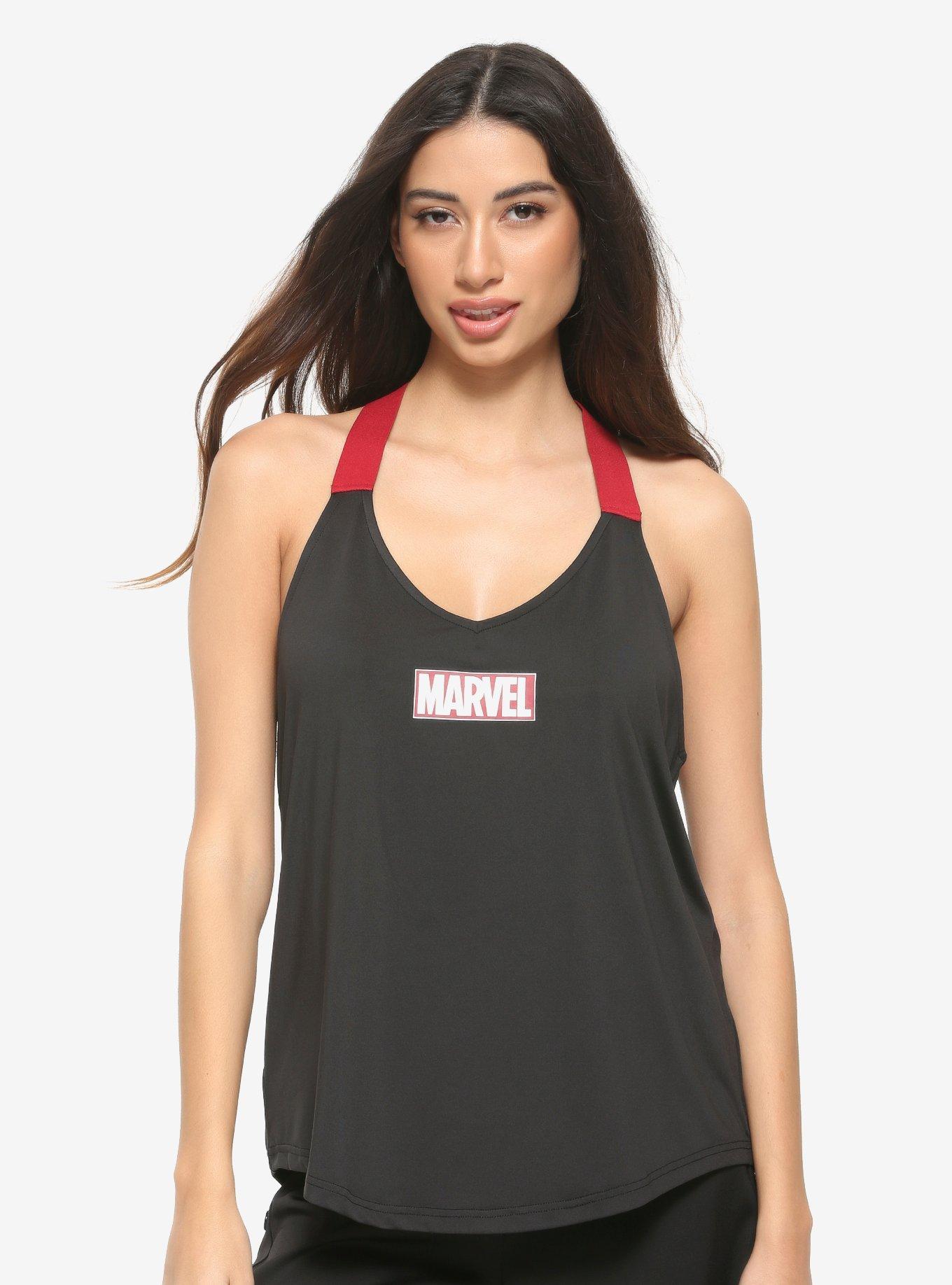 Our Universe Marvel Logo Active Tank Top, MULTI, hi-res