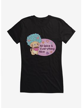 Afro Cat All Spice And Everything Nice Girls T-Shirt, , hi-res