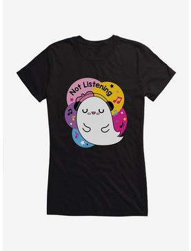 Boba Ghost Not Listening Girls T-Shirt, , hi-res