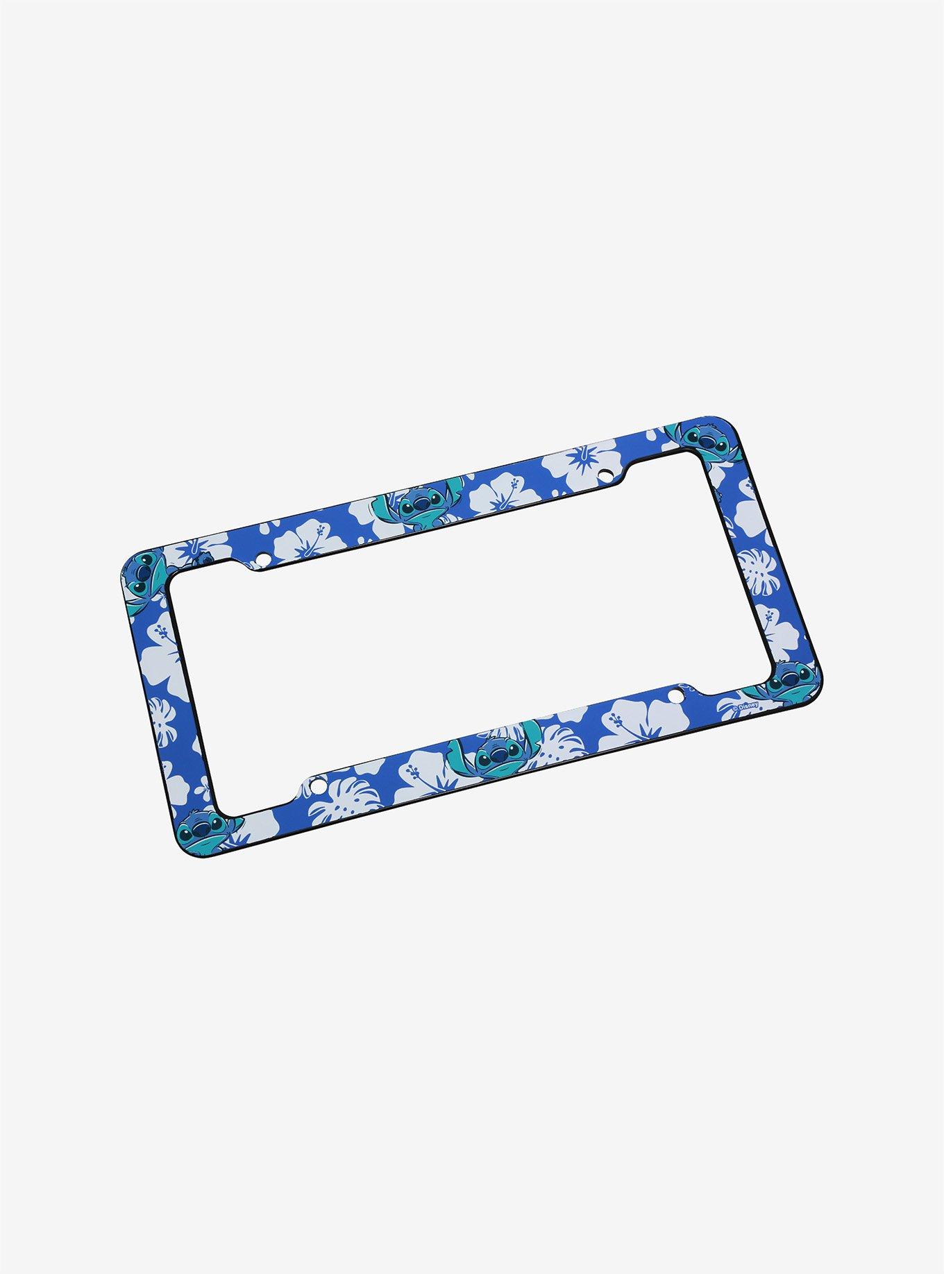 Disney Lilo & Stitch Floral License Plate Frame, , hi-res