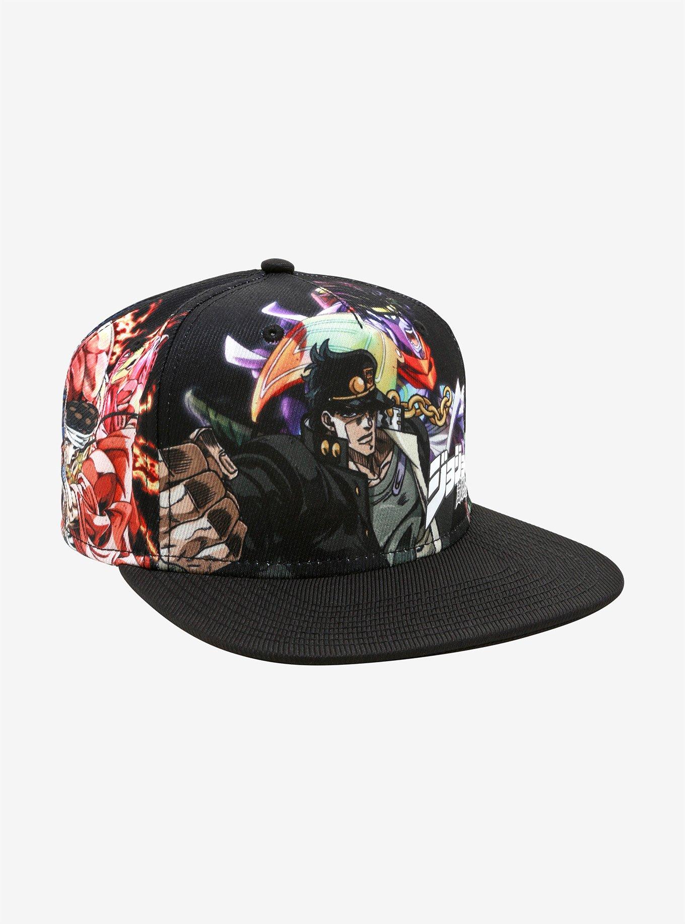 JoJo's Bizarre Adventure Characters Snapback Hat, , hi-res