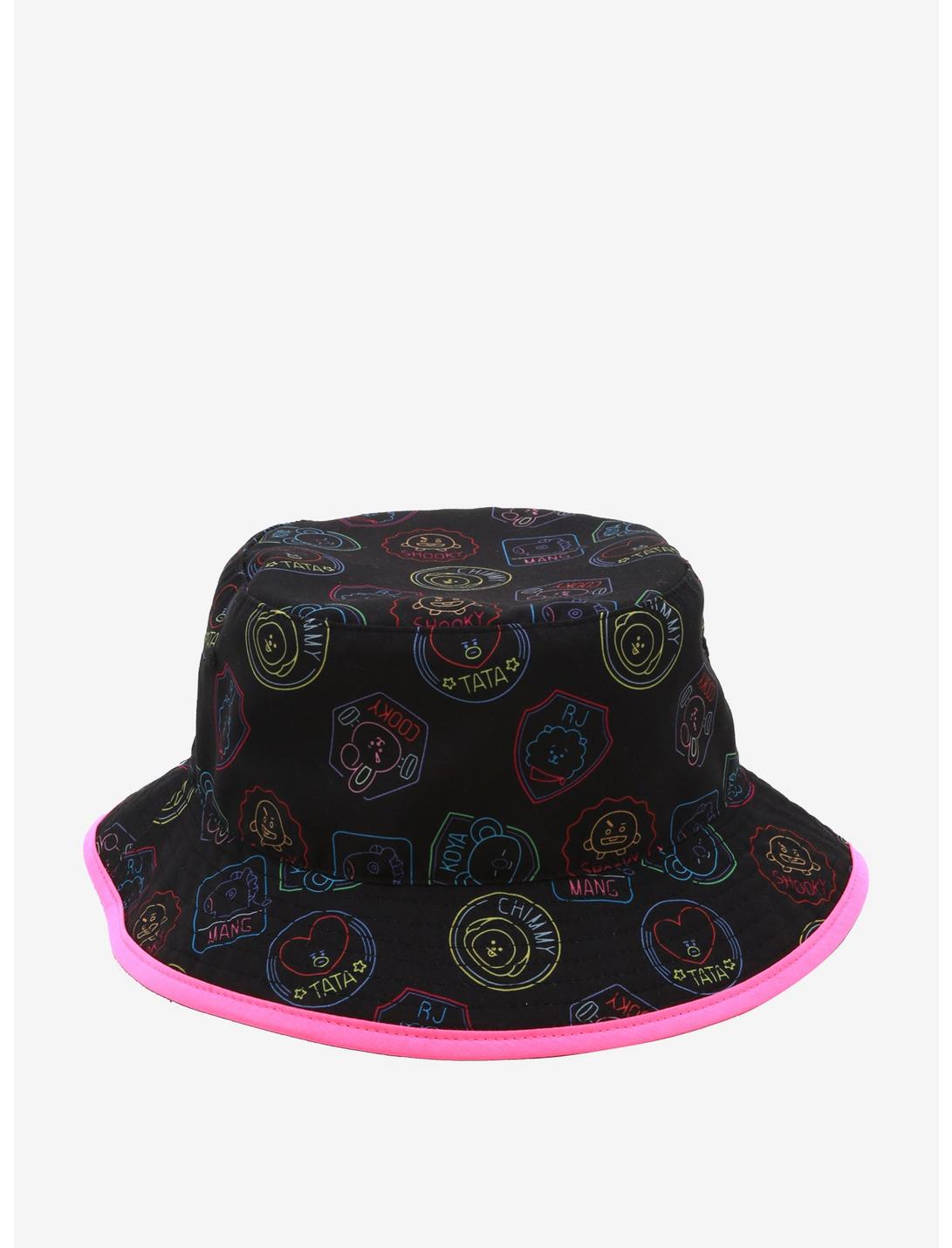 BT21 Neon Sign Bucket Hat, , hi-res