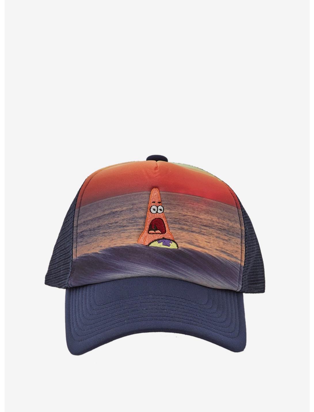 SpongeBob SquarePants Surprised Patrick Beach Trucker Hat, , hi-res