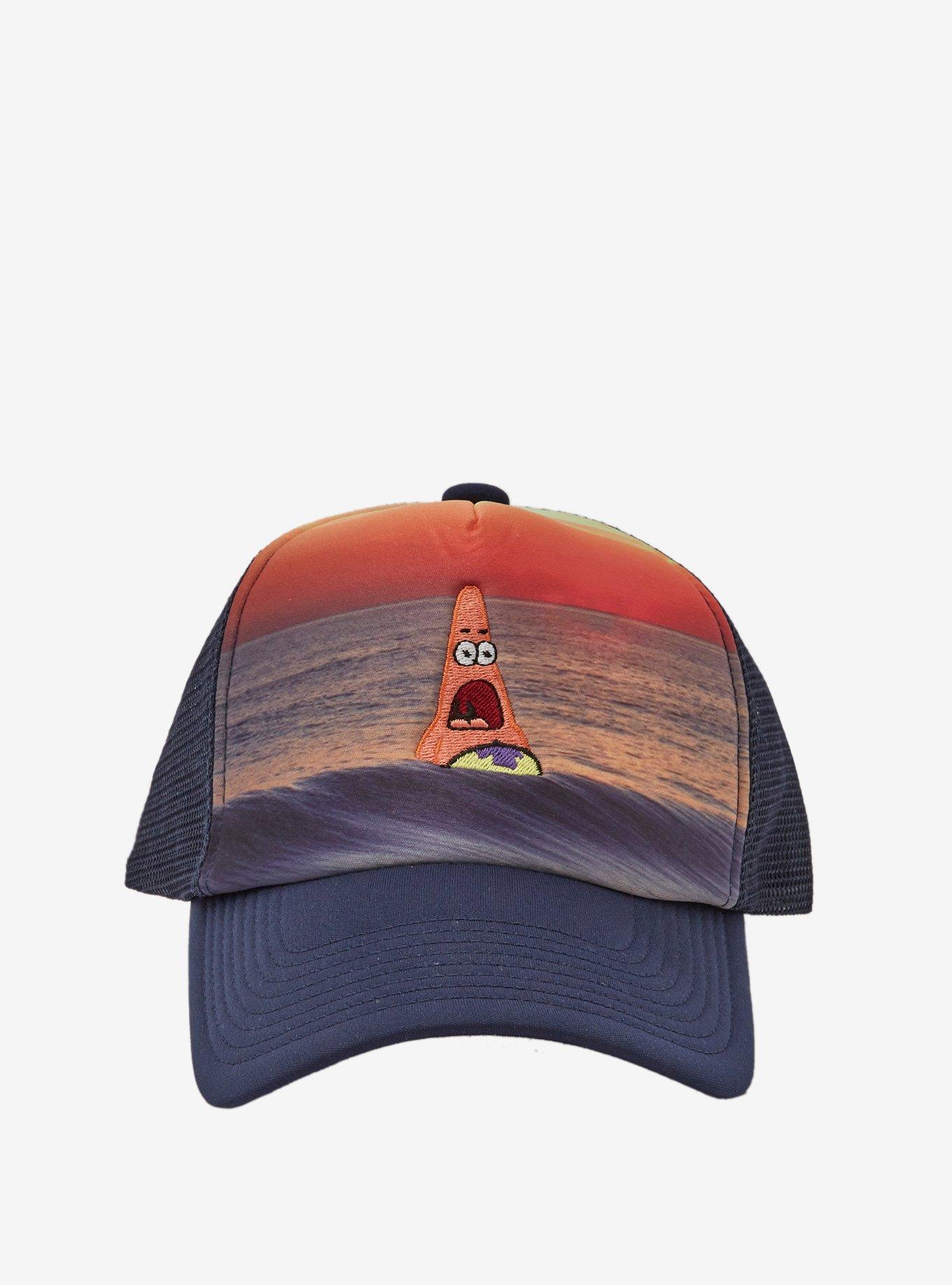 SpongeBob SquarePants Surprised Patrick Beach Trucker Hat, , hi-res