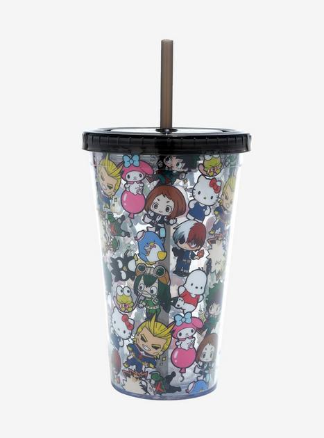 My Hero Academia X Hello Kitty And Friends Acrylic Travel Cup 