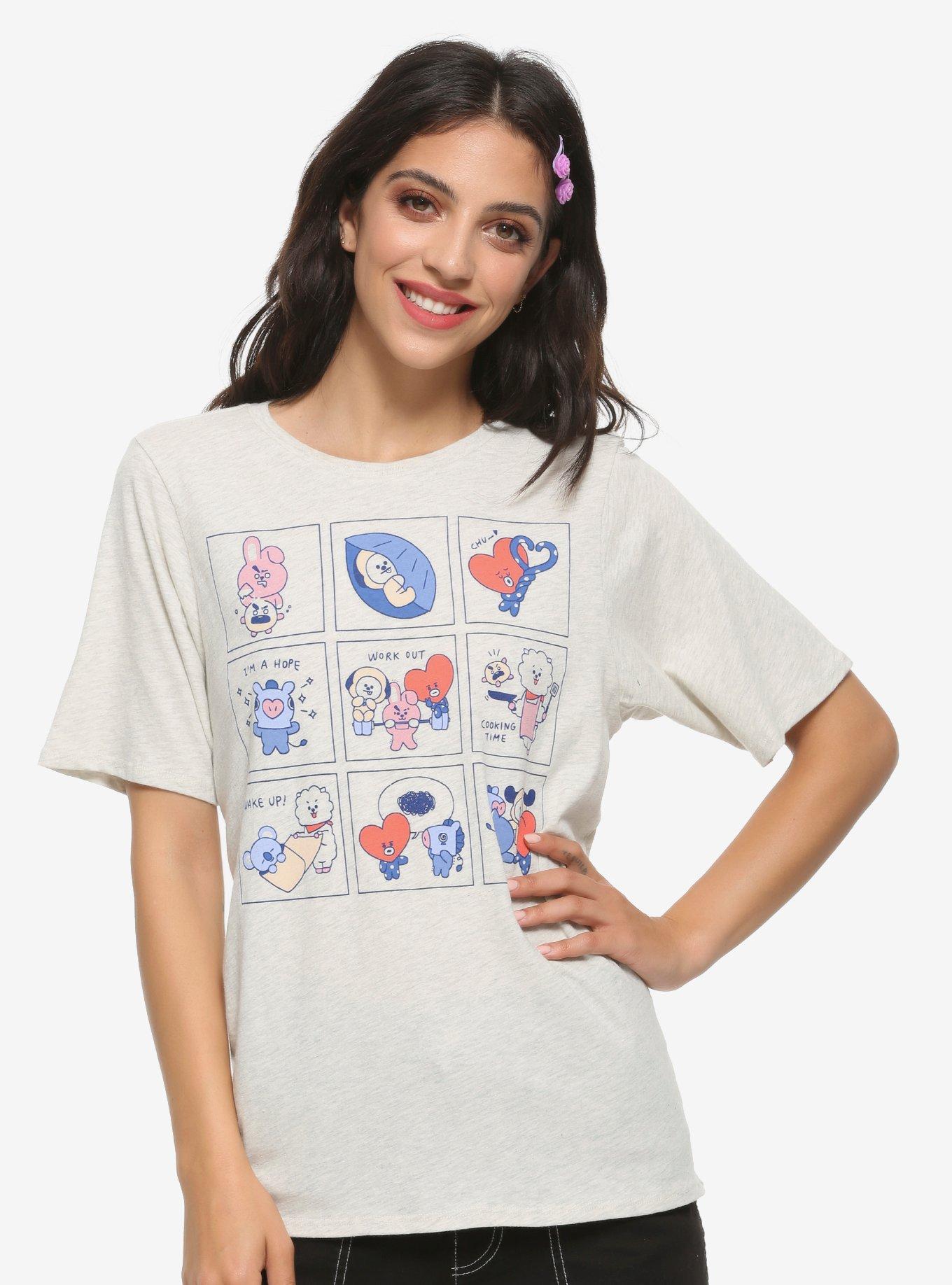 BT21 Boxes Girls T-Shirt, MULTI, hi-res