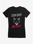 IT Chapter Two Come Back And Play Face Outline Girls T-Shirt, , hi-res
