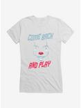 IT Chapter Two Come Back And Play Face Outline Girls T-Shirt, WHITE, hi-res