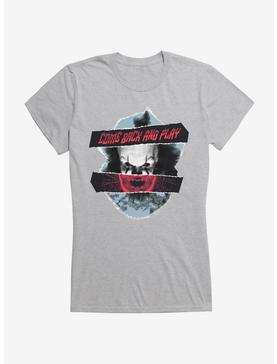 IT Chapter Two Come Back And Play Girls T-Shirt, HEATHER, hi-res
